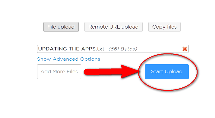 Spiegazione su come registrarsi a File Upload per guadagnare denaro caricando file
