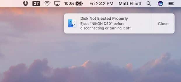 Bild von fünf Möglichkeiten, die externe Festplatte vom Mac-System zu entfernen, um Warnungen zu beseitigen | Datenträger-nicht-richtig-ausgeworfen-min