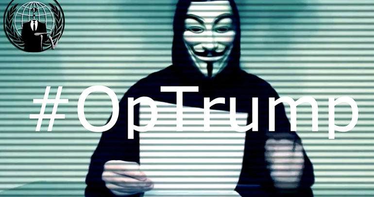 匿名者宣布洩露唐納德·特朗普的全部個人資料 | Anonymous_OpTrump16