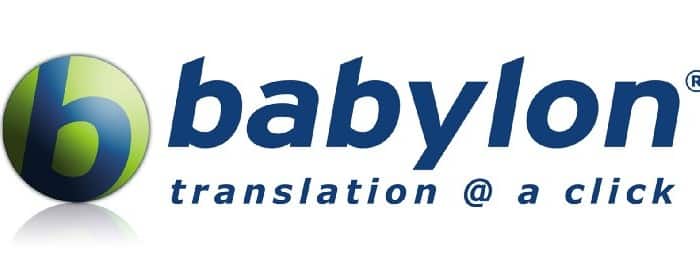 L'immagine di un servizio che permette di tradurre facilmente un gruppo di frasi dall'arabo all'inglese o viceversa Babilonia-700x265