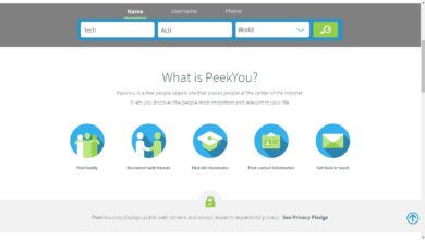 Изображение веб-сайта Peek You для поиска данных и фотографий любого человека только по его имени. ПДКВ