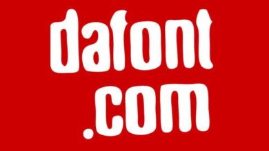 Изображение Dafont.com, лучшего сайта для скачивания лучших эксклюзивных арабских и иностранных шрифтов. dafont_logo