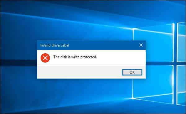Une image de la résolution du problème de disque protégé en écriture pour le disque Flash et la carte SD | f.PNG
