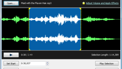 Una imagen del programa MP3 Cutter para editar y cortar archivos de audio en partes | cortador-mp3-gratuito