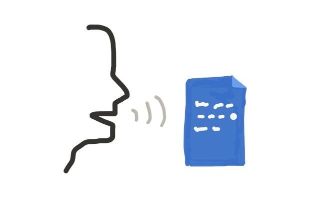 語音轉文字套用圖片，可將語音轉換為可編輯的書面文字 | hero-speech-to-text-google-docs