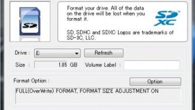 Un'immagine che risolve il problema del disco flash protetto da scrittura durante la formattazione con SDFormatter | sd-card-formatter-002