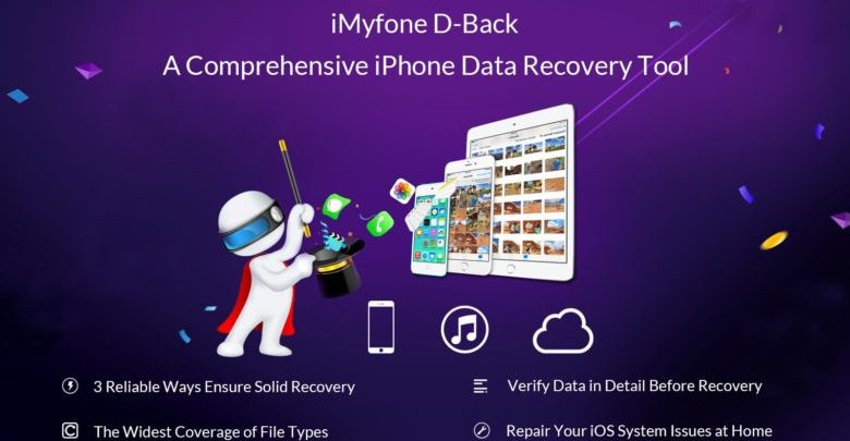 Imagem de Recupere todos os tipos de arquivos excluídos do iPhone e iPad através do iMyfone D-Back | imyfone-780x488