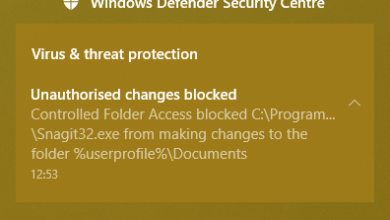 Imagem de Como proteger seus arquivos contra ransomware com controle de acesso a pastas no Windows 10 | aplicativo de acesso a pasta controlada bloqueado