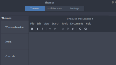 Immagine dei migliori temi scuri per Linux | temi Linux
