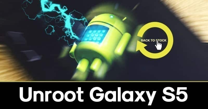Samsung Galaxy S5 のルートを解除する方法の画像 [ルート解除ガイド] |アンルート-Galaxy-S5