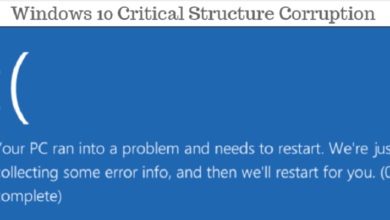 Immagine di Come risolvere l'errore di danneggiamento della struttura critica in Windows 10 | Windows10-struttura-critica-corruzione