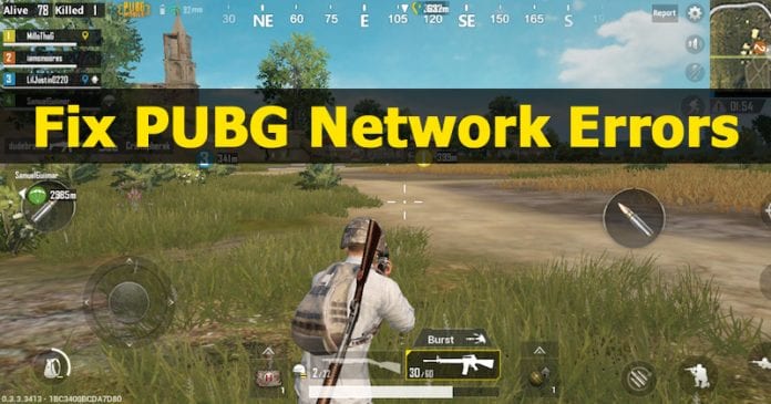 Immagine di come correggere l'errore "Rilevato ritardo di rete" in PUBG Mobile | Errore PUBG-Network-696x365