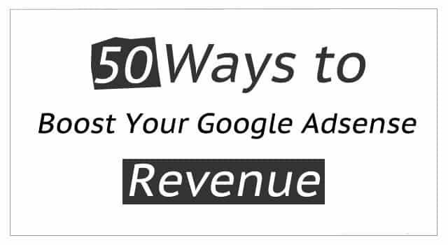 50 種增加 Google Adsense 收入的方法圖片 | 增加 Adsense 收入