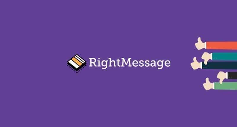 Bild für RightMessage Review: Fügen Sie Personalisierung hinzu und steigern Sie gleichzeitig Ihre digitalen Produktverkäufe | Rightmessage-Rezension