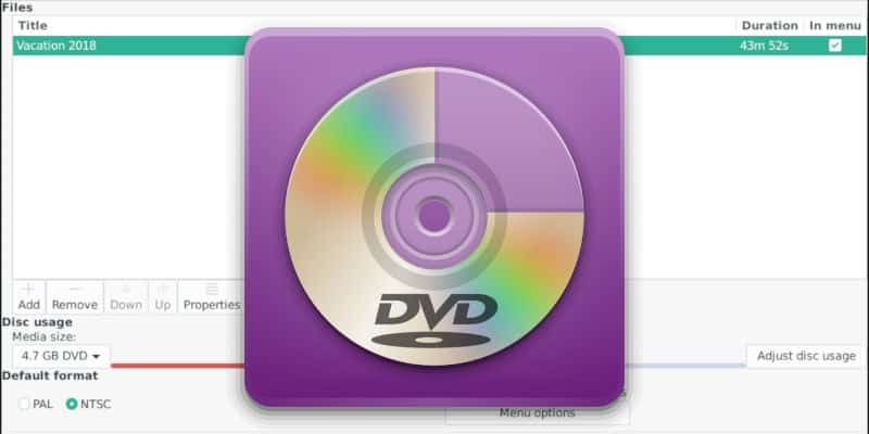 Εικόνα του τρόπου δημιουργίας εικόνων DVD με δυνατότητα εγγραφής σε Linux χρησιμοποιώντας το DevedeNG Tool | devede-feat
