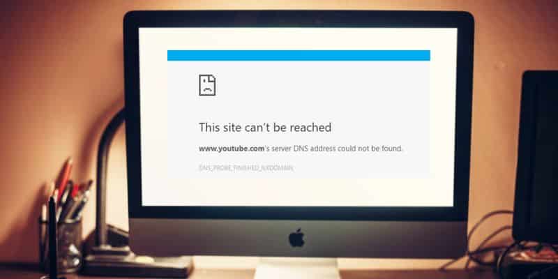 Obraz przedstawiający, jak naprawić błąd braku odpowiedzi serwera DNS w systemie Windows | dns-error-featured-image