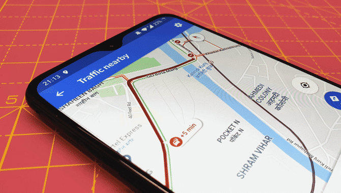 Obraz przedstawiający, jak przewidywać ruch drogowy za pomocą Map Google na telefonie z systemem Android | feature-maps