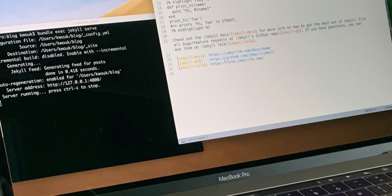 Jekyll과 GitHub Pages를 사용하여 블로그를 무료로 호스팅하는 방법 이미지 | github-pages-jekyll-featured