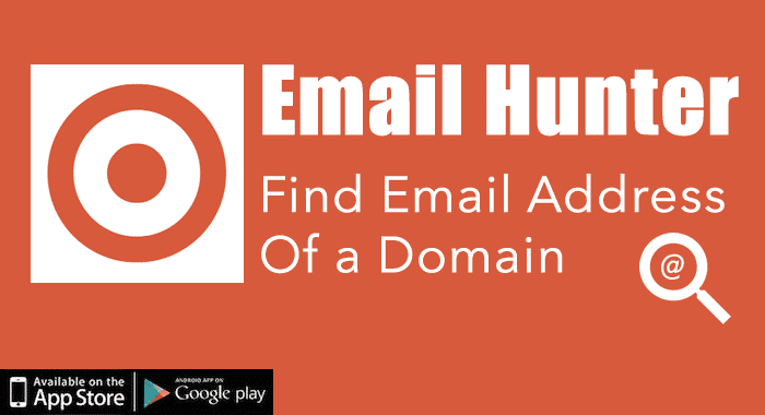 如何使用 Email Hunter 在 1 分鐘內找到任意網域的電子郵件地址圖片 | Find-email-Address-of-Domain