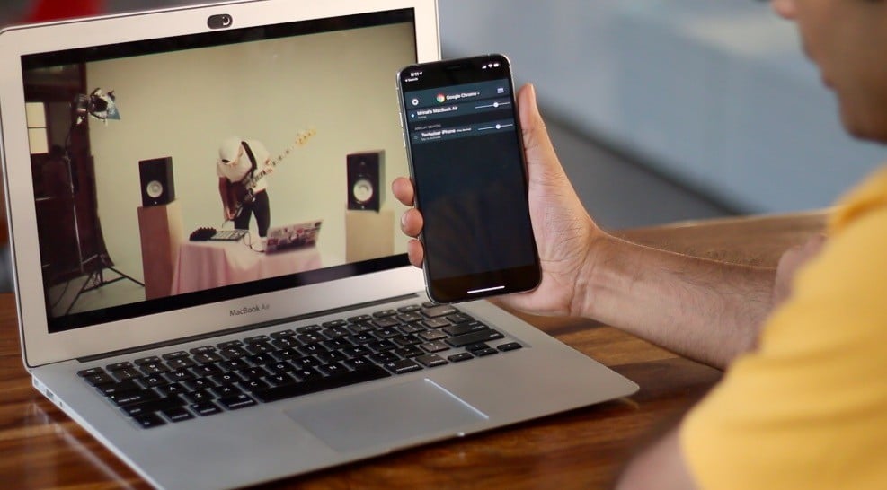 Bild: So verwenden Sie das iPhone als Lautsprecher auf dem Mac | Screenshot vom 2019 um 04:05:8.33.26 Uhr