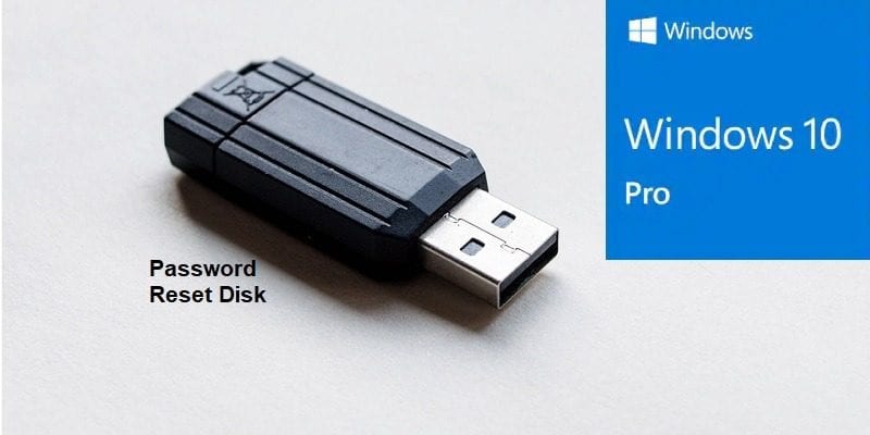 如何使用 USB 隨身碟在 Windows 10 中建立密碼重設磁碟的圖片 | Featured-Password-reset-disk-USB-Windows-10-800x400-min-DzTechs