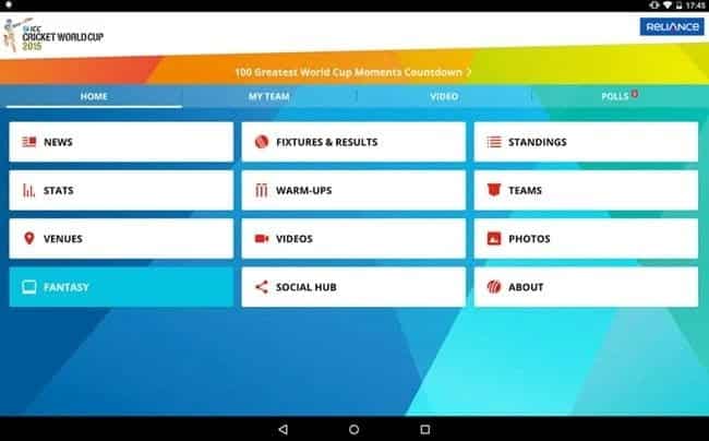 Immagine del download della Coppa del mondo di cricket per iOS, Android e Windows Phone | Cricket-World-Cup-2015-app-min-DzTechs