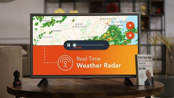 了解一些每個人都應該嘗試的實用 Android TV 應用程式的圖片 | accuweather-min-DzTechs
