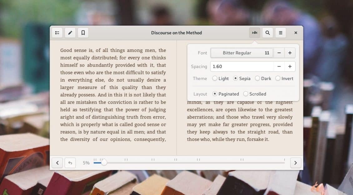 如何在 Linux 上安裝和使用 Foliate 電子書閱讀器的圖片 | foliate-cutomized-800x400-min-DzTechs