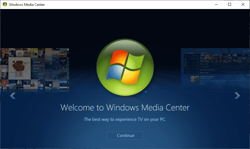Windows 10용 Windows Media Center 다운로드 이미지 | windows-media-center-min-DzTechs