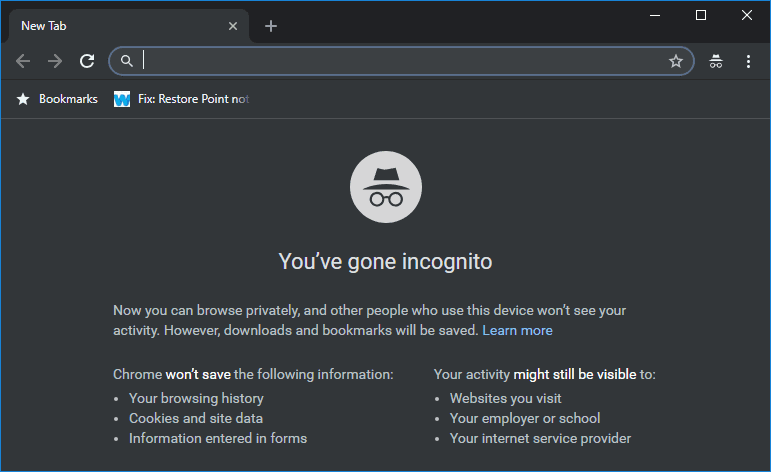 Windows, Ubuntu 및 macOS에서 시크릿 모드를 비활성화하는 방법 이미지 | Google-Chrome-Incognito-Mode-min-DzTechs