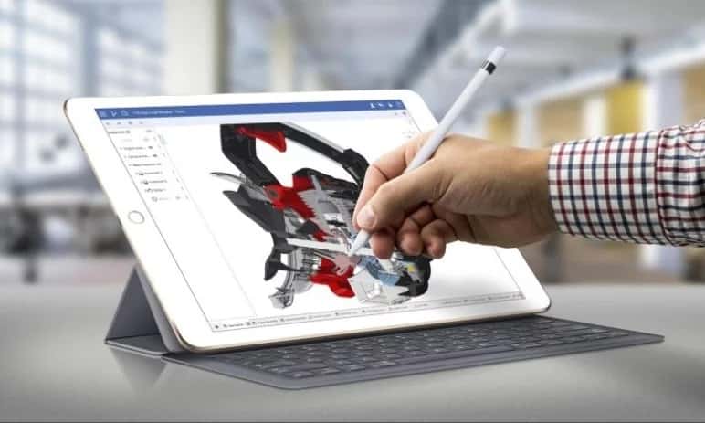 iPad Pro 最佳 190311D 建模應用程式圖片 | cad-on-an-ipad-pro-cult-of-mac-772_download-463xXNUMX-min-DzTechs