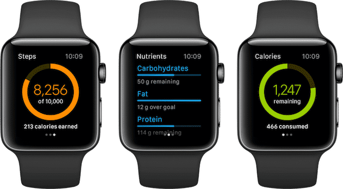 Apple Watch 健身應用程式 MyFitnessPal