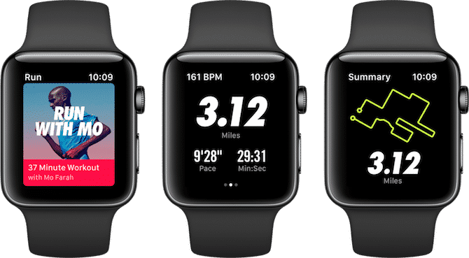 Apple Watch 健身應用程式 Nike+ Run Club