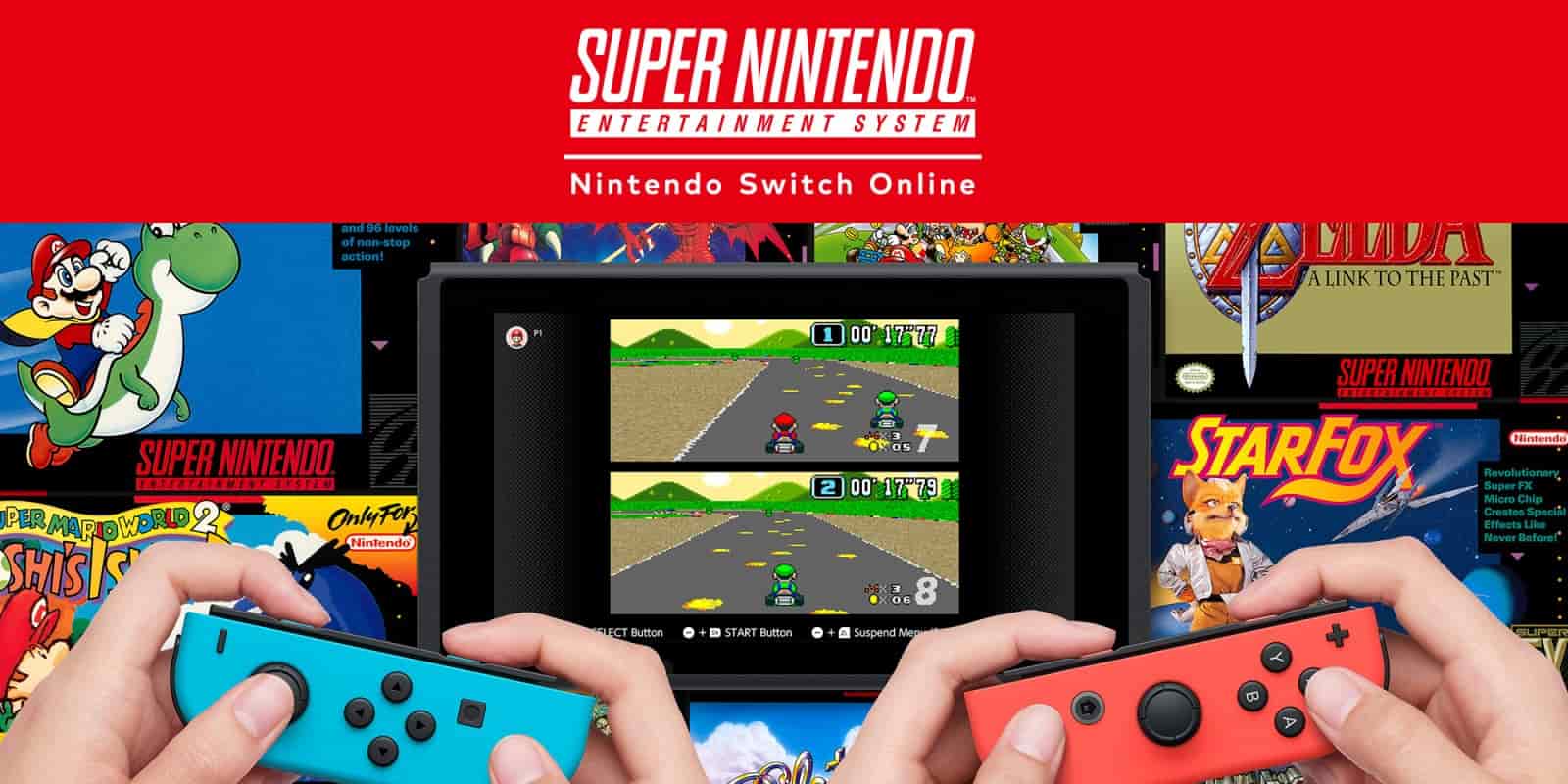 Immagine di Nintendo che aggiunge giochi SNES a Switch Online | H2x1_NSwitchDS_NintendoSwitchOnline_SNESgames_image1600w-min-DzTechs