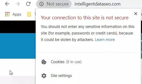 如何修正 Google Chrome 瀏覽器中「您與此網站的連線不安全」錯誤圖片 | Your-connection-to-this-site-is-not-secure-min-DzTechs