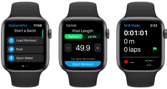 MySwimPro Apple Watch
