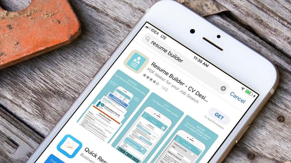 Bild der besten kostenlosen Apps zur Lebenslauferstellung für Android- und iOS-Benutzer | 5_Screenshot_1-min-DzTechs