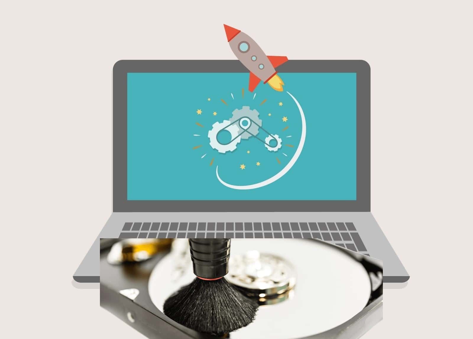 Bild effektiver Tools zur Steigerung der Leistung Ihrer Festplatte unter Windows | So-reinigen-ein-Windows-min-DzTechs