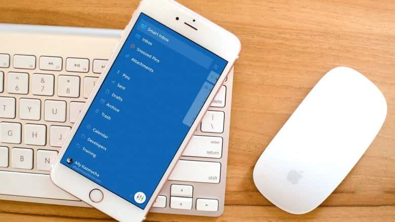 Bild der besten E-Mail-Apps für iPhone und iPad zum Organisieren Ihres Posteingangs | spark-mail-iphone-keyboard-hero-fixed-780x439-min-DzTechs