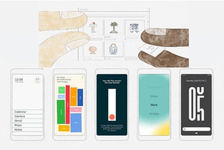 Obraz przedstawiający aplikacje Google pozwalające ograniczyć korzystanie ze smartfona | Google-Digital-Wellbeing-Experimental-Apps-F-min-DzTechs