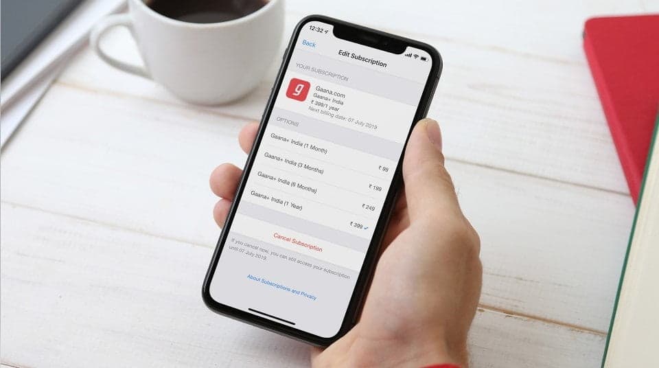Obraz pokazujący, jak anulować subskrypcję App Store na iPhonie lub iPadzie | Jak anulować subskrypcję App Store na iPhonie, iPadzie i komputerze Mac
