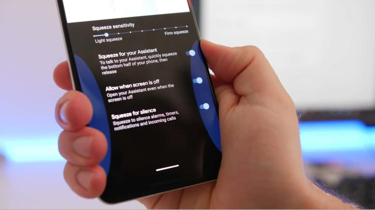 Obraz przedstawiający sposób resetowania funkcji Active Edge w telefonie Pixel 4 | Q-Beta-5-active-edge-squeeze-min-DzTechs