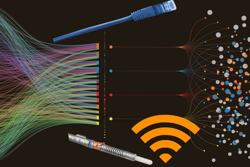 不同類型的網路存取技術圖片說明 | database_abstract-network_innovation-100752009-large-min-DzTechs