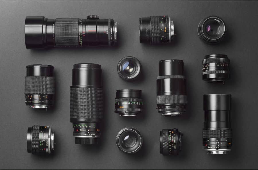 Afbeelding van een selectie van veelvoorkomende cameralenzen en wanneer u deze moet gebruiken | afbeelding1-min-DzTechs
