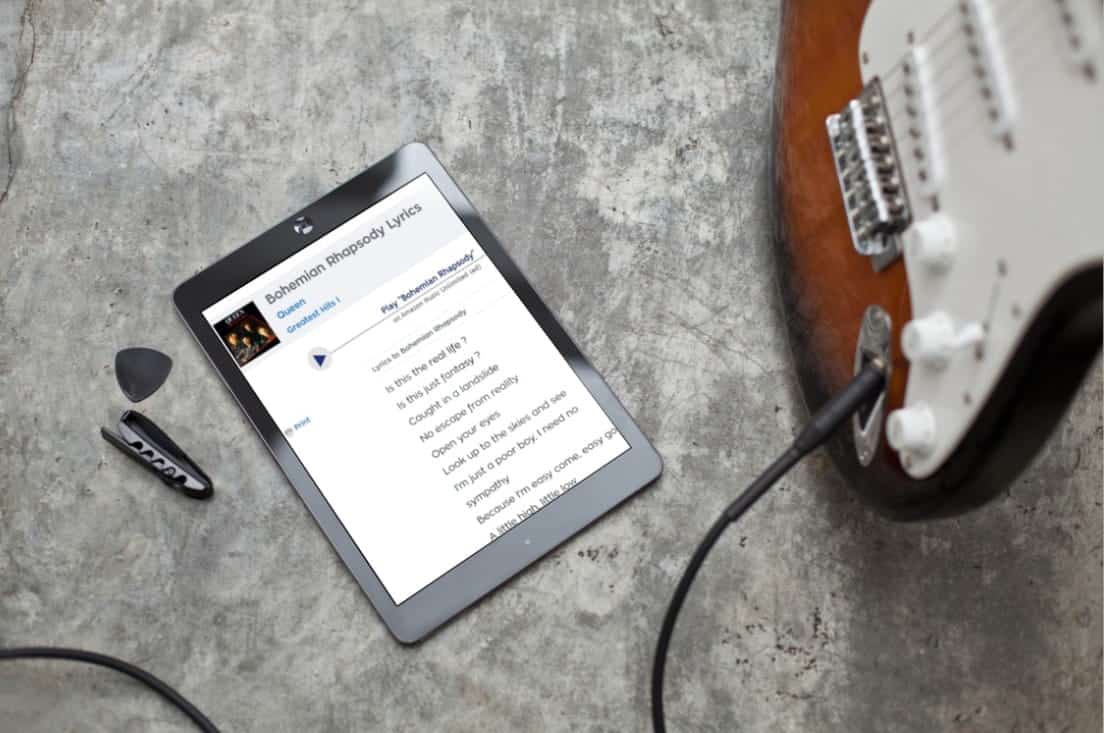 在線查找歌詞的最佳網站圖片 | Black_iPad_Air_guitar-dcKmGSfs-DzTechs