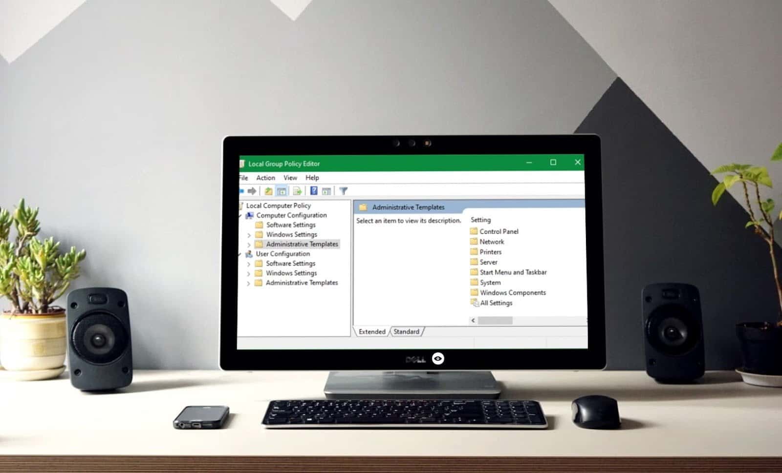 コンピュータの性能を向上させる Windows グループ ポリシーを変更する最良の方法の画像 | dell_pc_monitor_mockup__180609132144-XsZroSfs-DzTechs