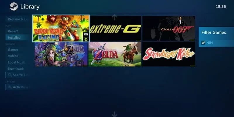 Image de Comment jouer à des jeux rétro sur Steam à l'aide de Steam ROM Manager&nbsp;? | run_emulator_games_through_steam_link_n64_games_800x400-qyR8sRfs-DzTechs