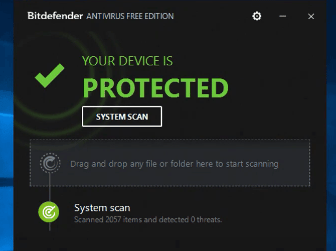 Δωρεάν Antivirus Bitdefender