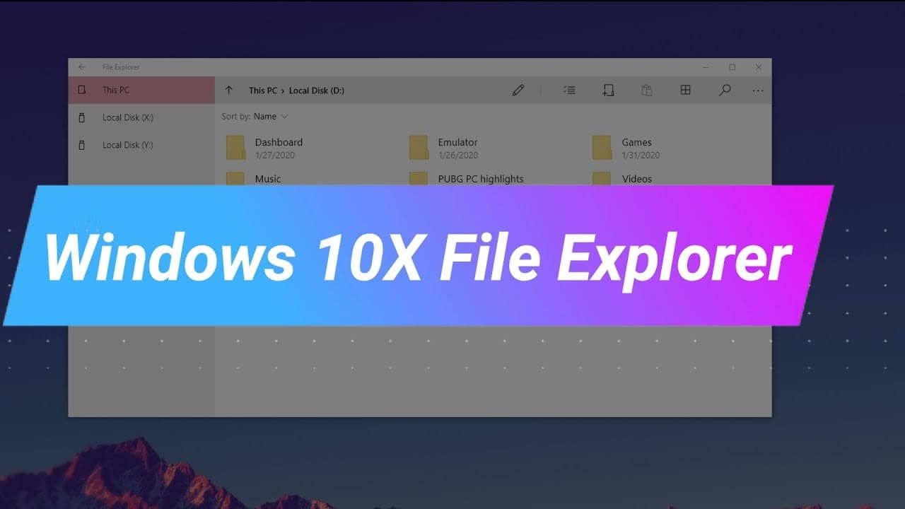 Obraz pokazujący, jak uruchomić Eksploratora plików systemu Windows 10X w systemie Windows 10 | maxresdefault_HfXRzXfs_DzTechs-IYJXEXfs