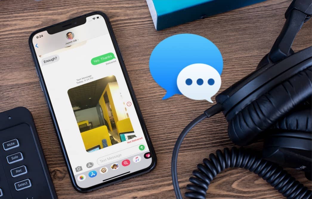 İPhone'unuzda "iMessage Mesajları İletilmedi" Nasıl Düzeltilir? | Cant_Send_Regular_Text_Message_from_iPhone-I6b7BPfs-DzTechs